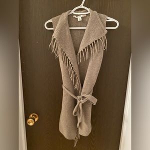 Max Studio beige sweater vest